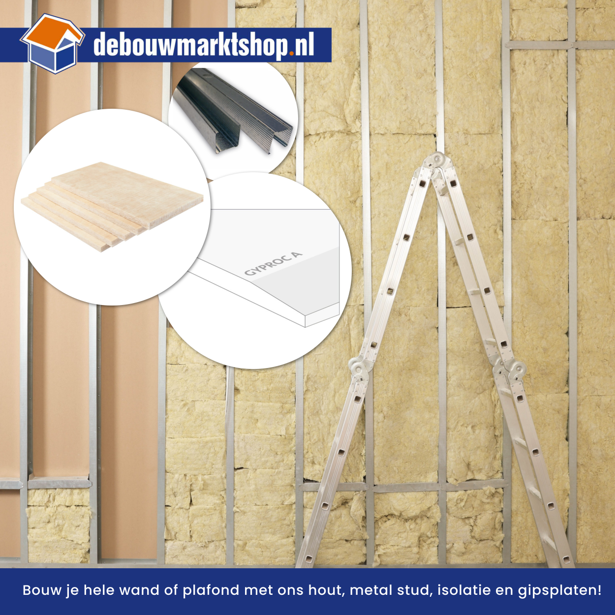 Gyproc WR Vochtwerende Gipsplaat